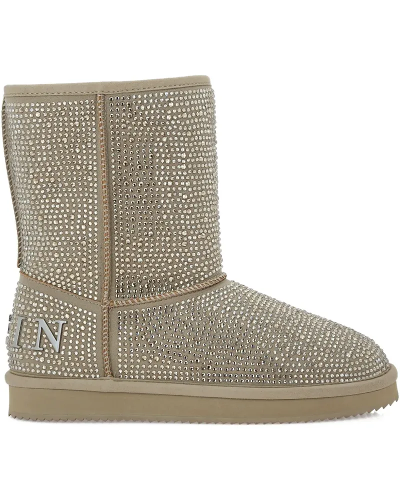 Philipp Plein Verzierte Stiefel - Nude Nude