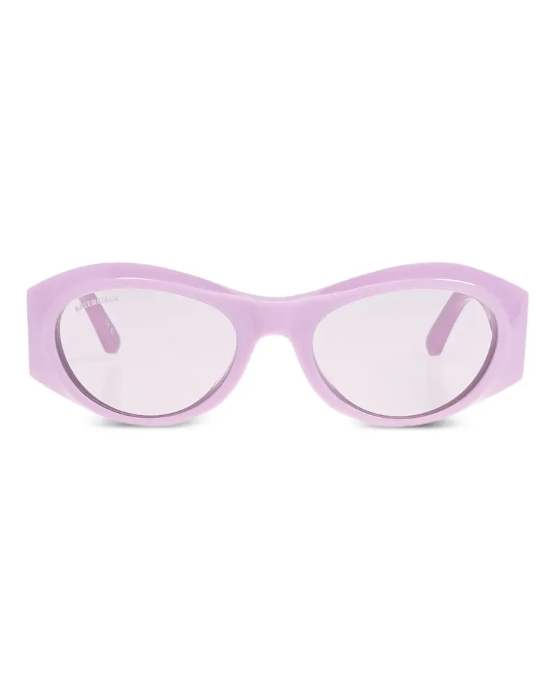 Balenciaga Sonnenbrille mit ovalem Gestell - Violett Violett