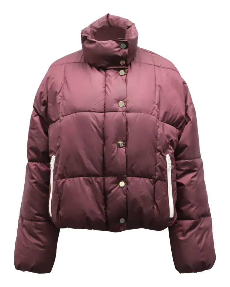 Baum und Pferdgarten puffer high-neck jacket - Rot Rot