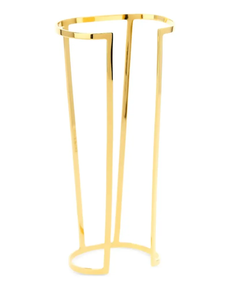 Elisabetta Franchi cut-out metal bangle - Gold Gold