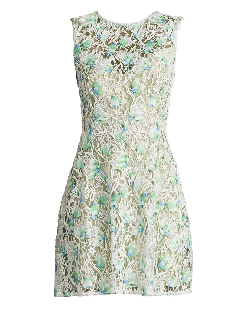 Tadashi Shoji Pyla floral-lace dress - Weiß Weiß