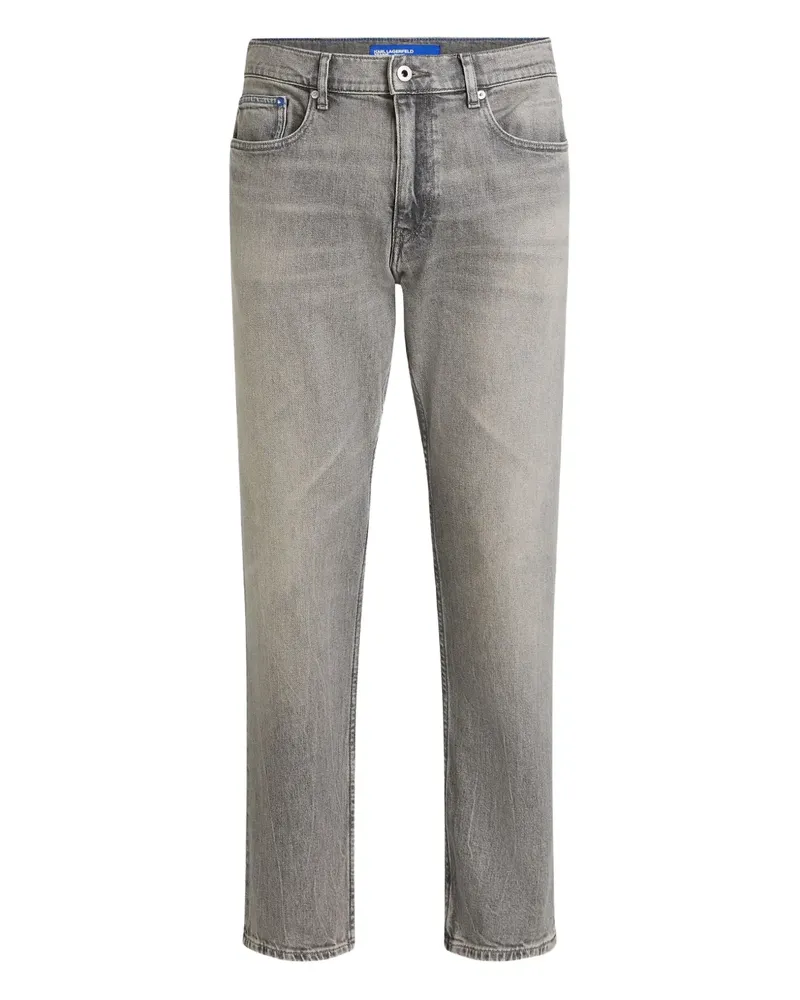 Karl Lagerfeld Tapered-Jeans aus Baumwolle - Grau Grau