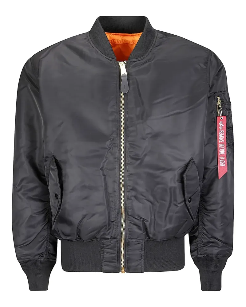 Alpha Industries MA-1 heritage zip jacket - Schwarz Schwarz