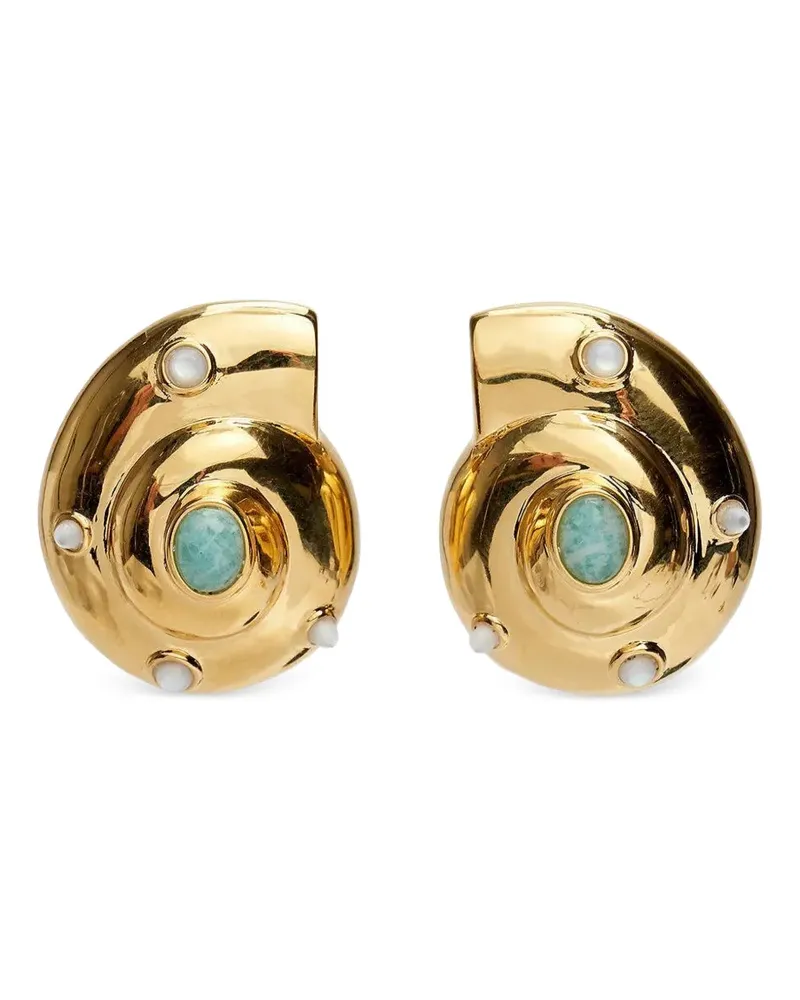 Lizzie Fortunato Nautilus Ohrstecker - Gold Gold