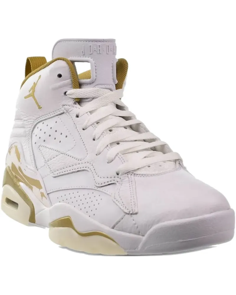 Jordan MVP "White/Gum Light Brown/Metallic Gold" Sneakers - Weiß Weiß