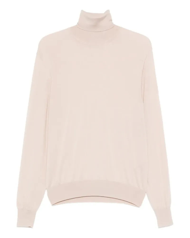 Saint Laurent roll-neck sweater - Nude Nude