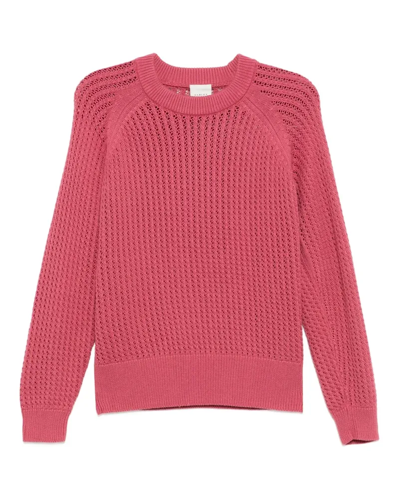 Varley Gestrickter Clay Pullover - Rosa Rosa
