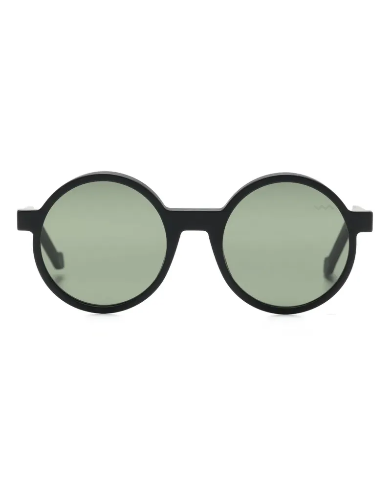 VAVA EYEWEAR WL0000 Sonnenbrille mit rundem Gestell - Schwarz Schwarz