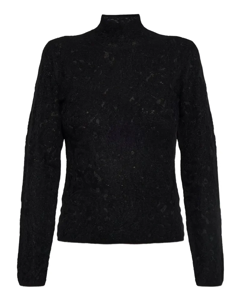 Kate Spade knitted turtleneck top - Schwarz Schwarz