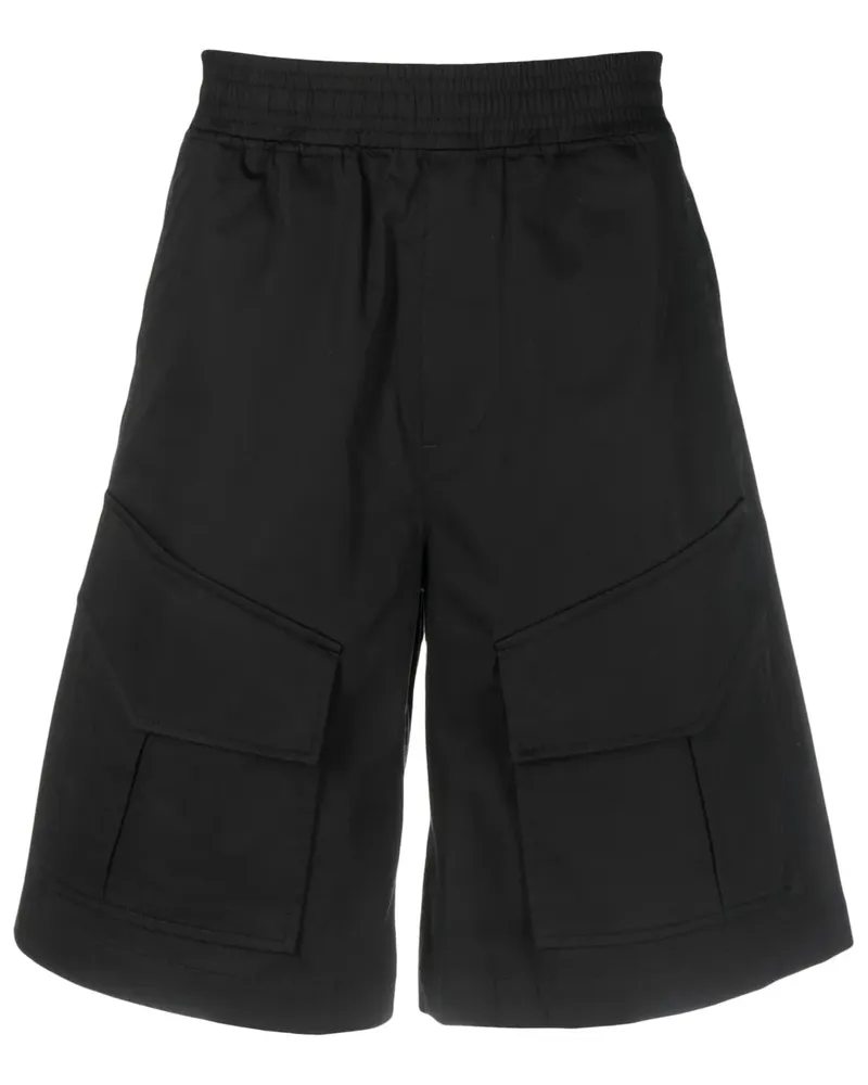 Neil Barrett Bermudas mit elastischem Bund - Schwarz Schwarz