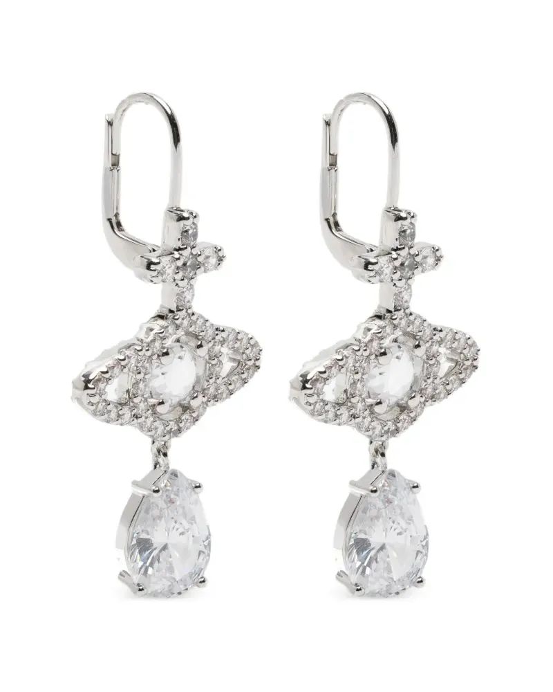 Vivienne Westwood Olympia drop earrings - Silber Silber