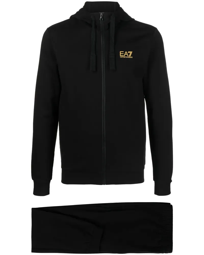 EA7 Core Identity Jogginganzug - Schwarz Schwarz