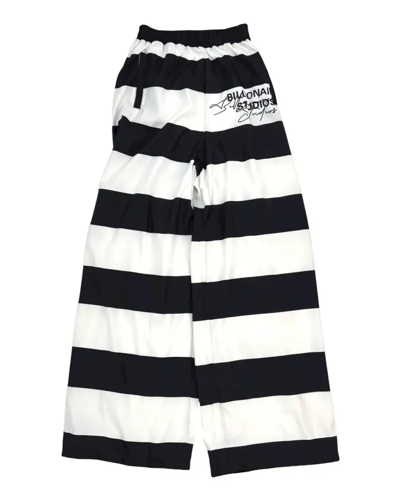 STADIUM GOODS Bills Prison horizontal-stripe track pants - Schwarz Schwarz