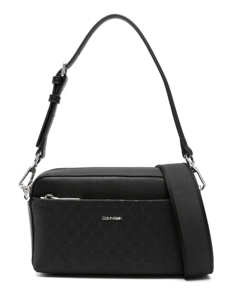 Calvin Klein Umhängetasche mit Monogramm - Schwarz Schwarz