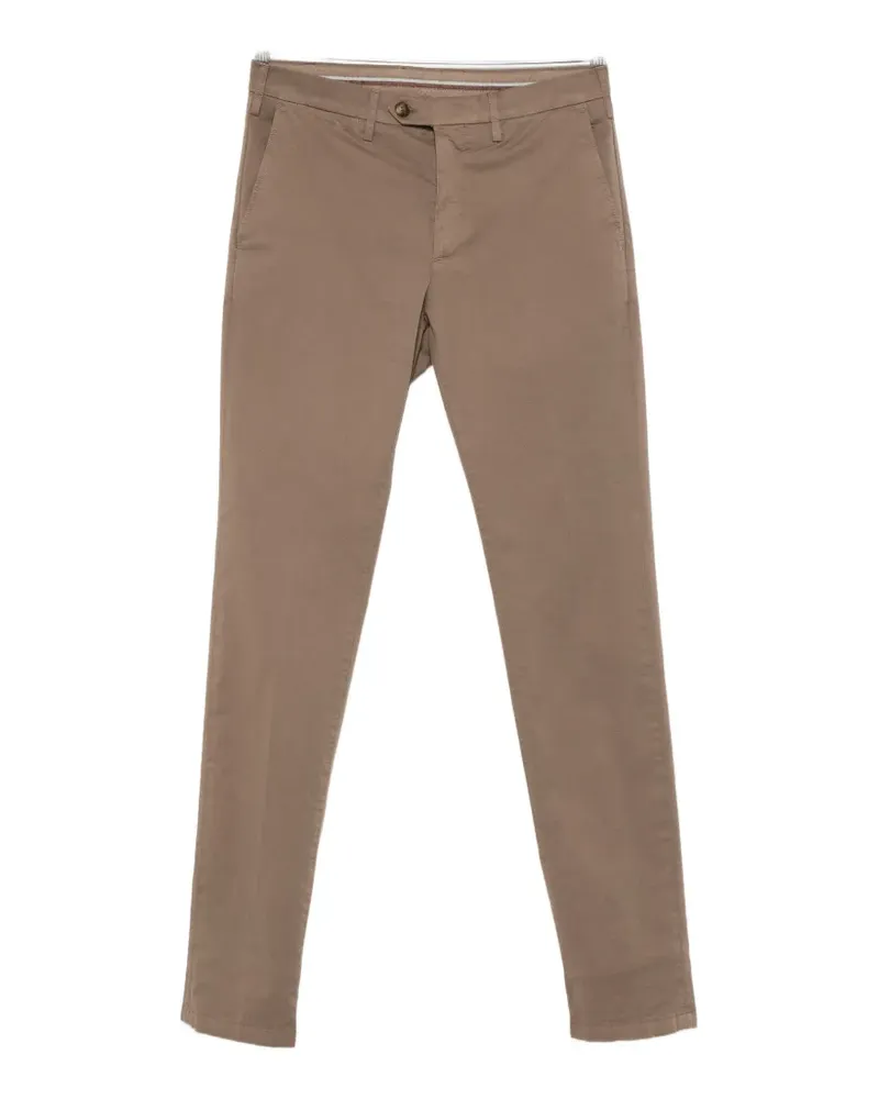 Canali slim-fit trousers - Braun Braun