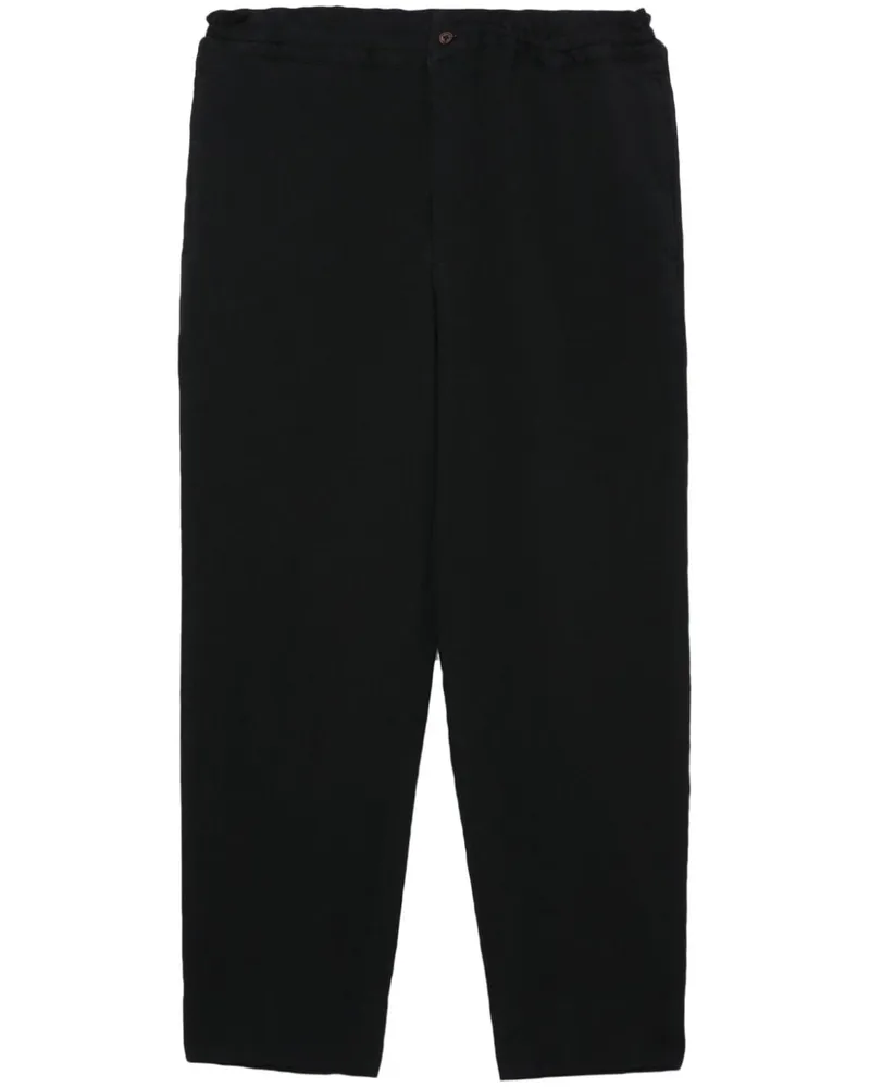Comme des Garçons Cropped-Hose mit Stretchbund - Schwarz Schwarz