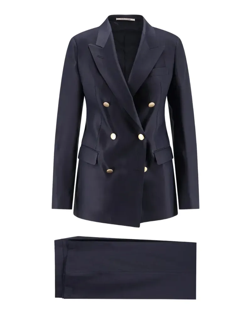 Tagliatore Doppelreihiger Parigi Mantel - Blau Blau