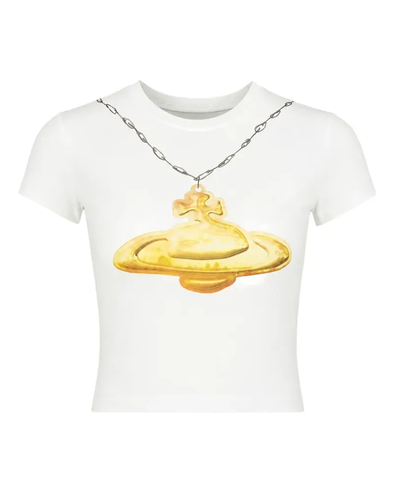 Vivienne Westwood Gold Orb Peru graphic-print T-shirt - Weiß Weiß