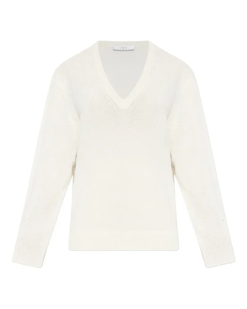 IRO Strickpullover mit V-Ausschnitt - Nude Nude