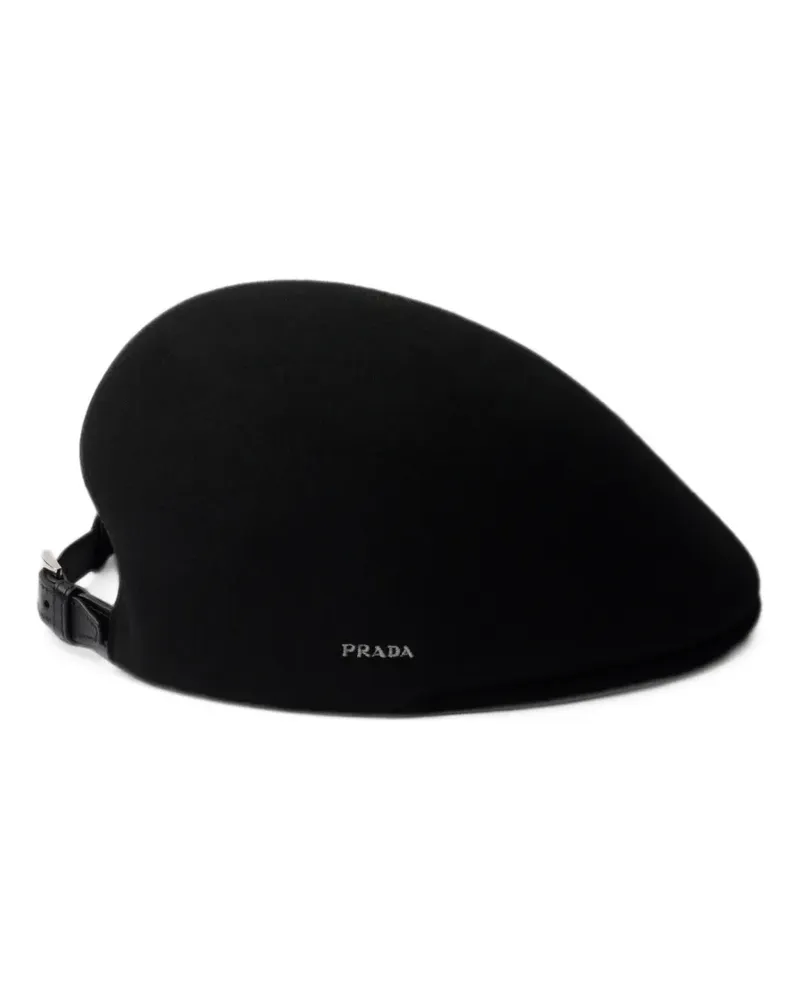 Prada Klassischer Filzhut - Schwarz Schwarz