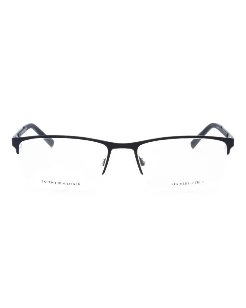 Tommy Hilfiger Brille mit eckigem Gestell - Blau Blau