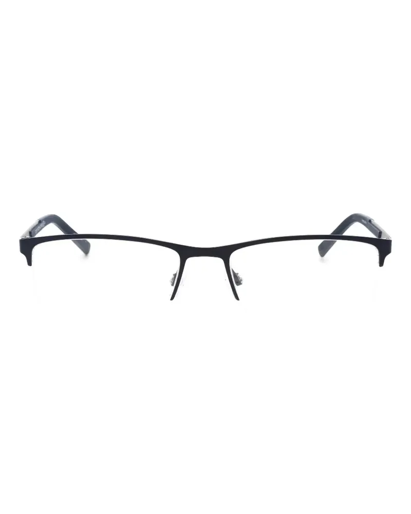 Tommy Hilfiger Brille mit eckigem Gestell - Blau Blau