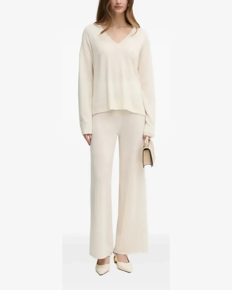 Liu Jo Pullover mit V-Ausschnitt - Nude Nude