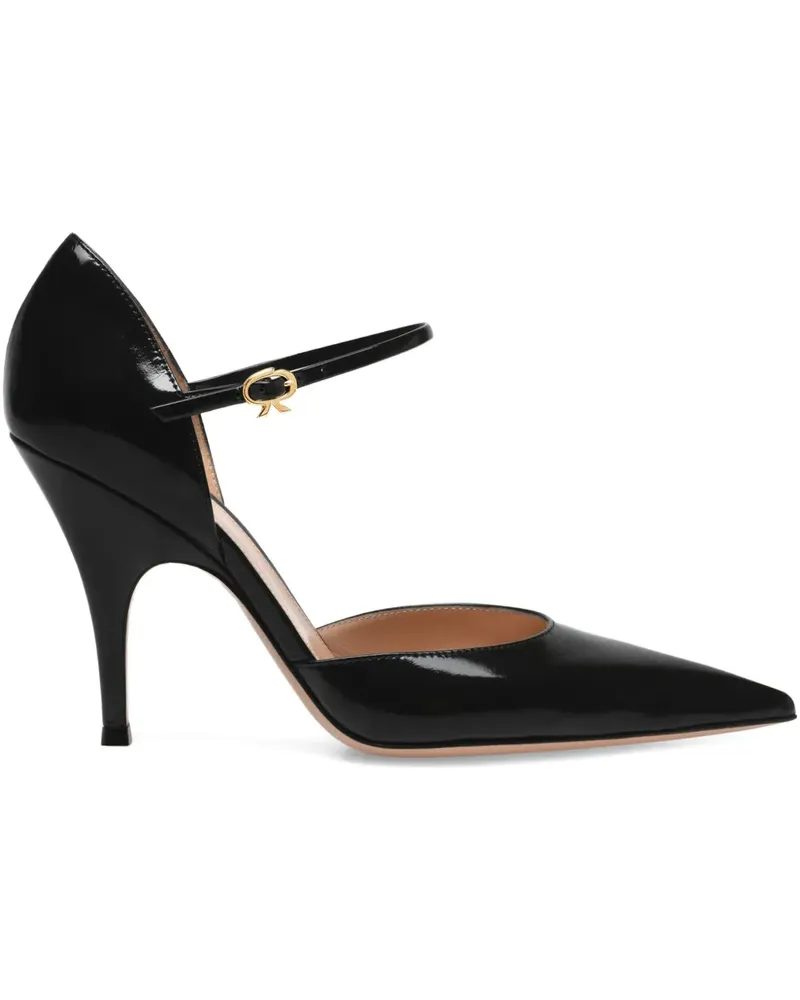 Gianvito Rossi Spitze Sofia D'Orsay Pumps 95mm - Schwarz Schwarz
