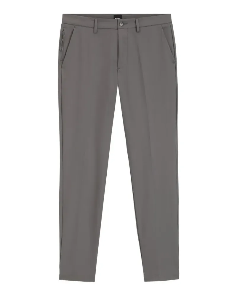 HUGO BOSS Schmale Hose aus Vier-Wege-Stretch - Grau Grau