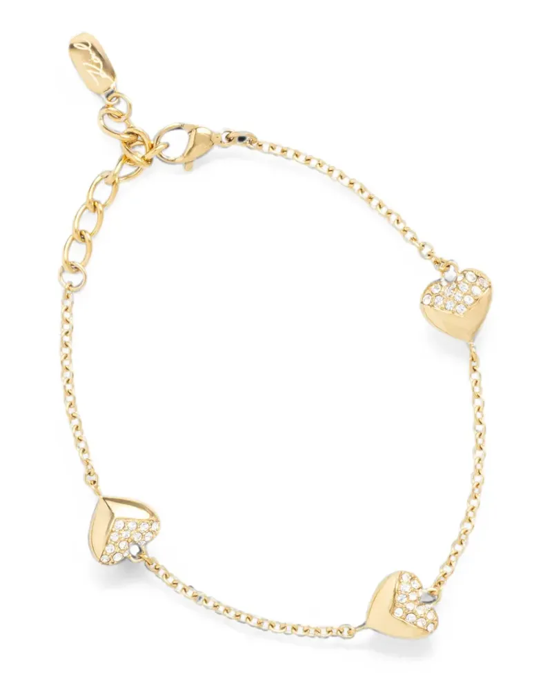 Karl Lagerfeld crystal-embellished heart bracelet - Gold Gold