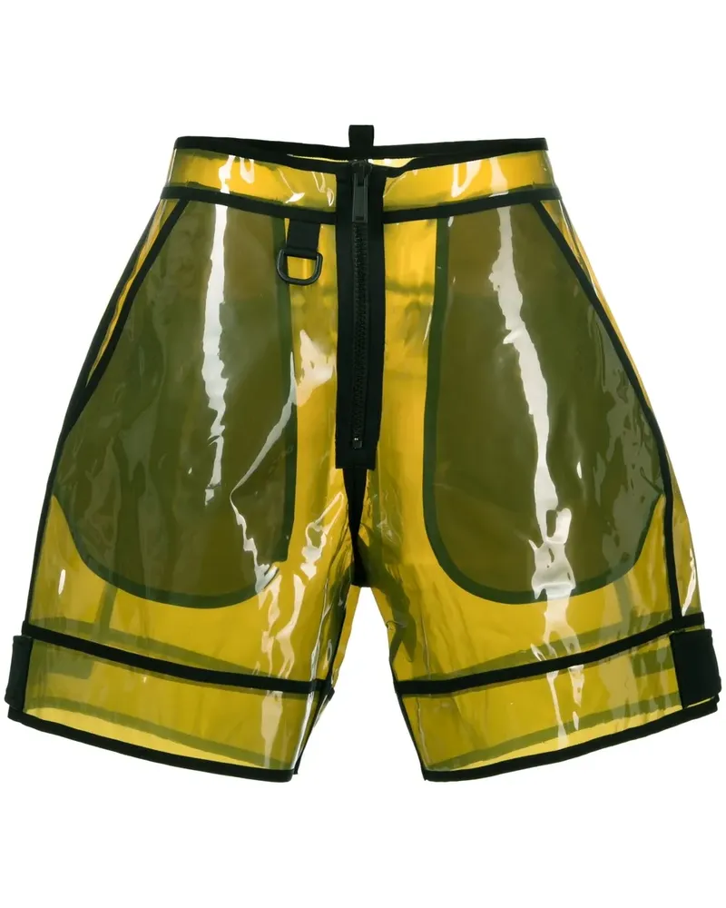 Dsquared2 Semi-transparente Shorts - Grün Grün