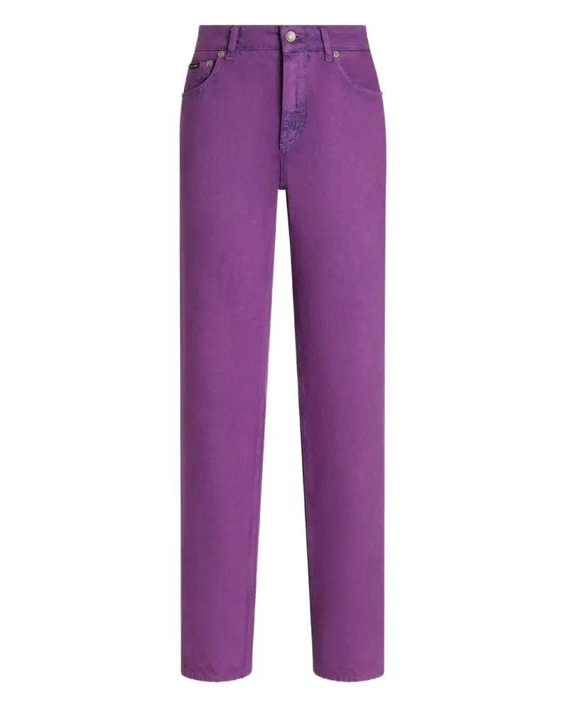 Dolce & Gabbana Jeans aus Baumwolle - Violett Violett
