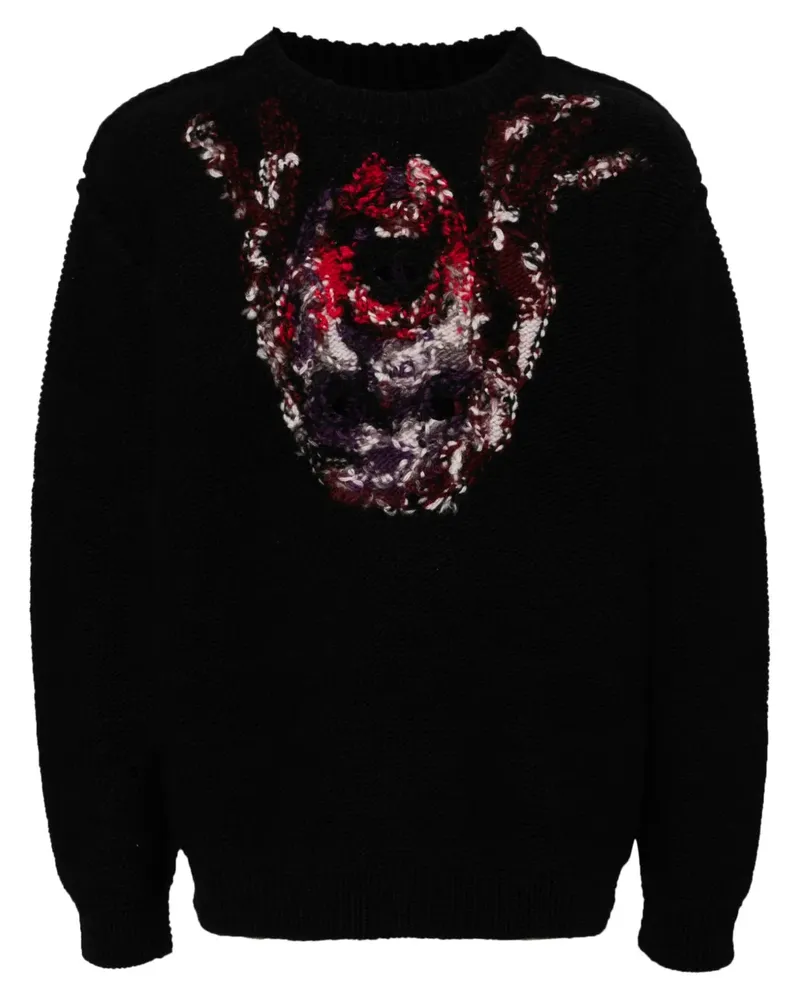 Doublet Pullover mit Stickerei - Schwarz Schwarz