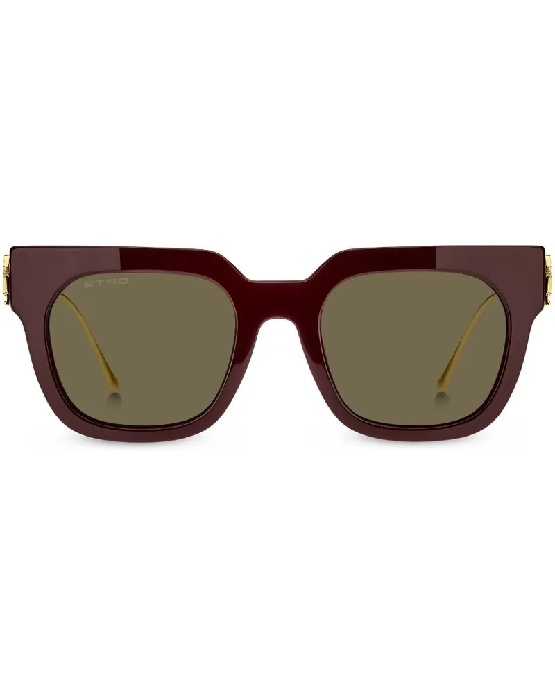 Etro Bold Pegaso Sonnenbrille - Rot Rot