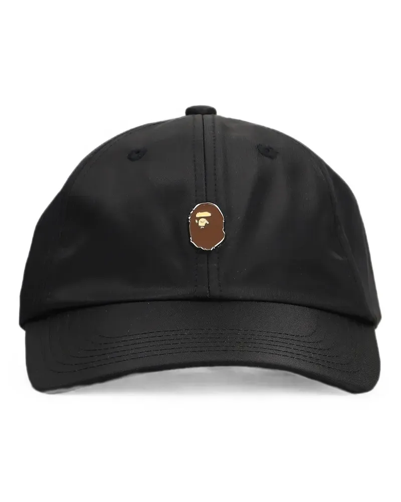 BAPE Ape Head logo-embroidered baseball cap - Schwarz Schwarz