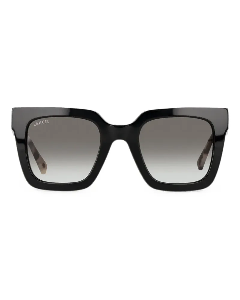 Lancel Louison Sonnenbrille mit eckigem Gestell - Schwarz Schwarz
