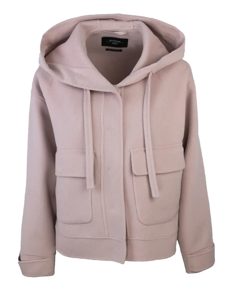 Max Mara Gary Kapuzenjacke mit aufgesetzten Taschen - Rosa Rosa