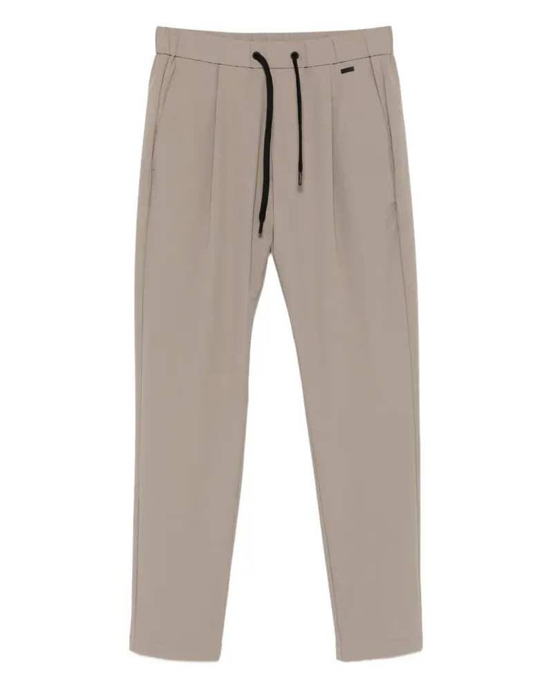 Herno Bundfaltenhose mit Kordelzug - Nude Nude