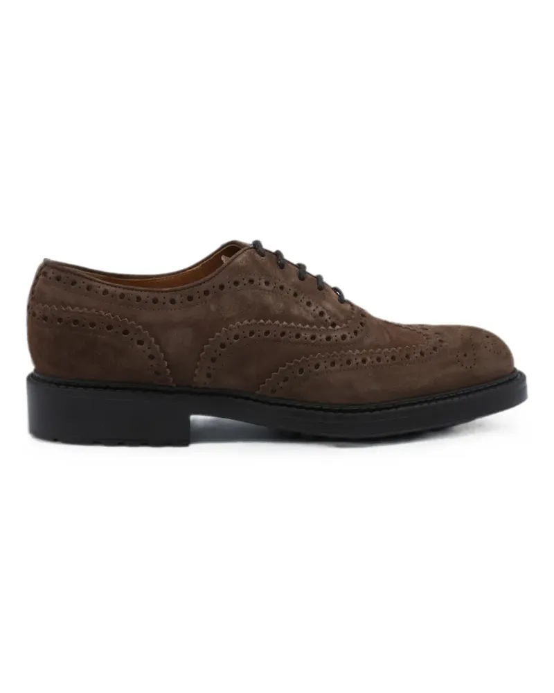 Doucal´s Oxford-Schuhe mit Budapestermuster - Braun Braun