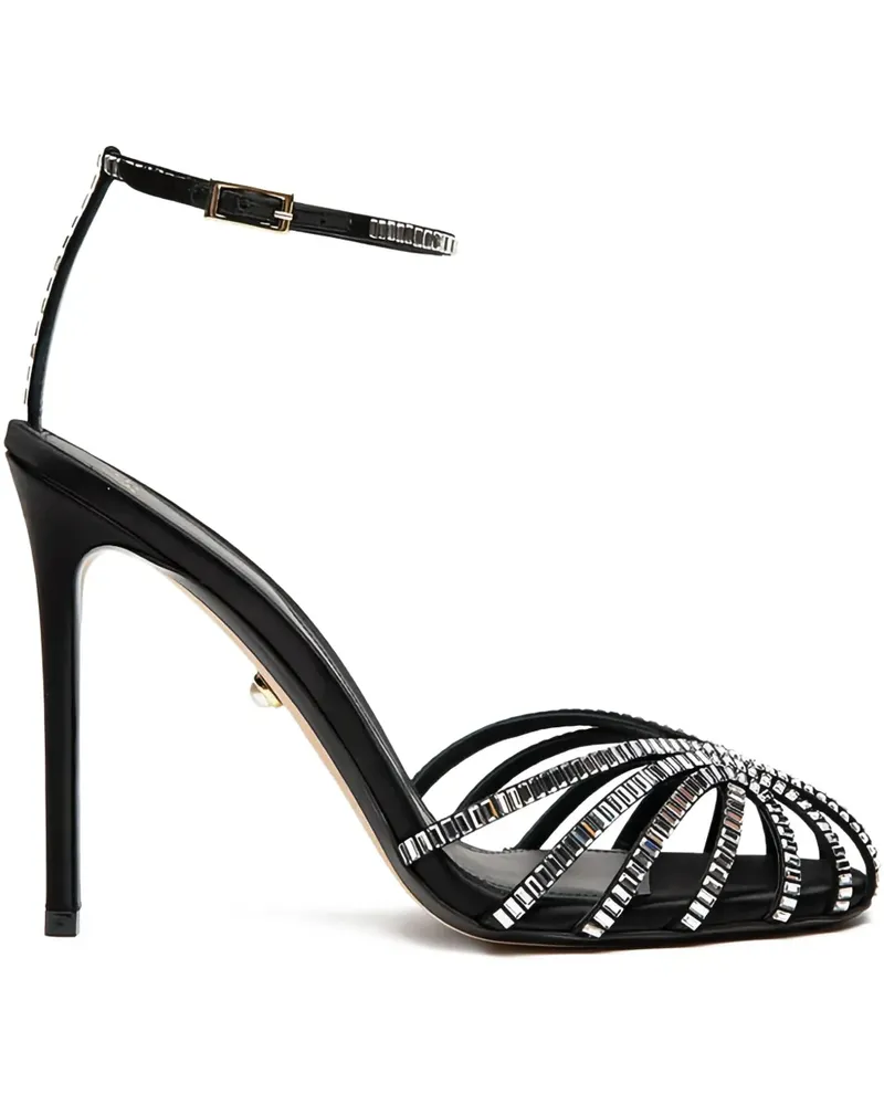 Alevì Crystal Sandalen 110mm - Schwarz Schwarz