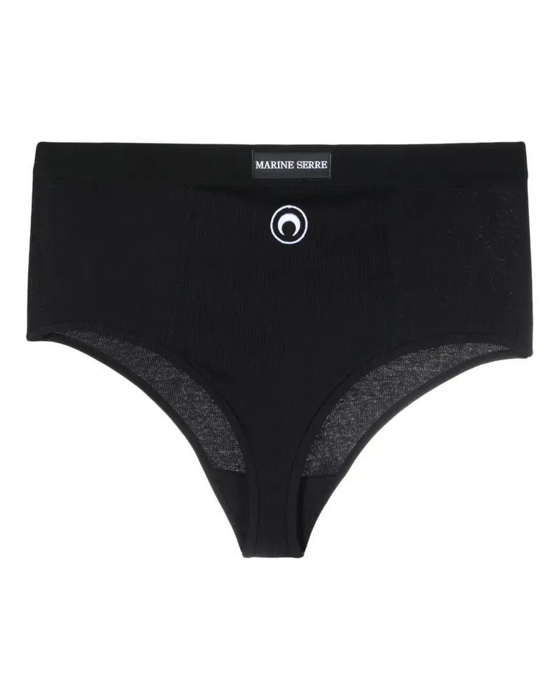 Marine Serre Crescent Moon Slip - Schwarz Schwarz