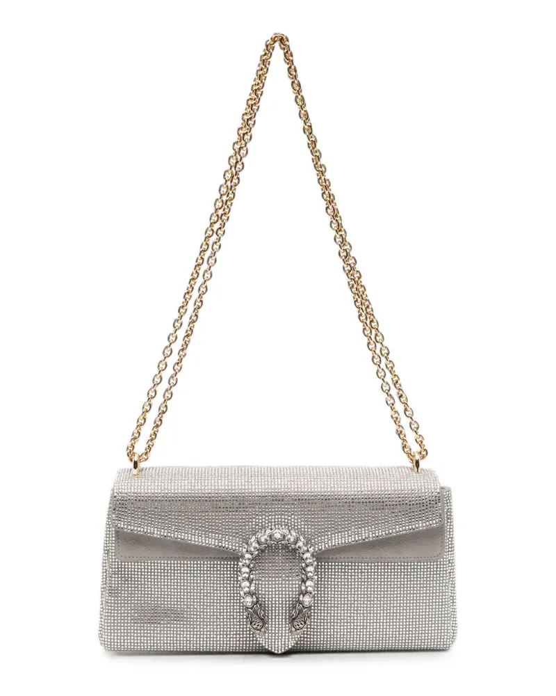 Gucci Dionysus crystal-embellished shoulder bag - Silber Silber