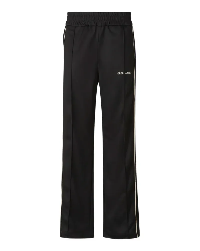 Palm Angels logo-print side-stripe track pants - Schwarz Schwarz