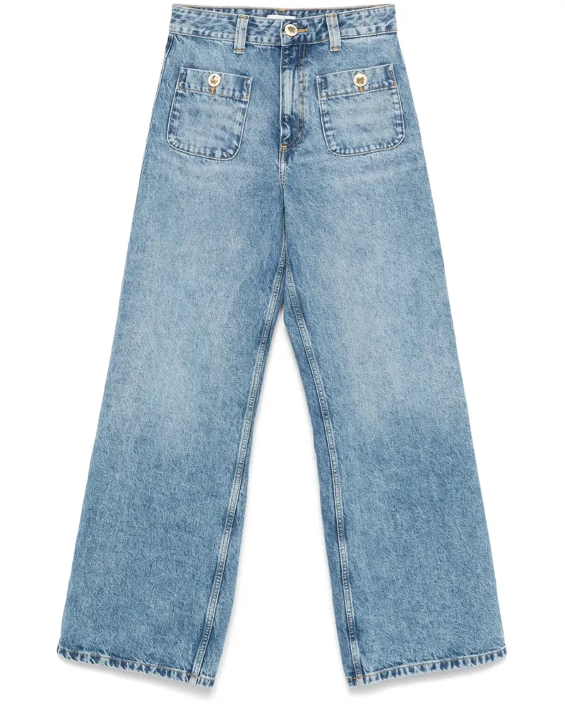 Sandro Ausgeblichene Jeans - Blau Blau