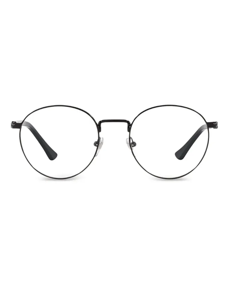 Persol Runde PO1008V Brille - Schwarz Schwarz