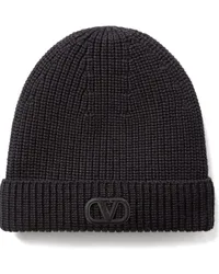 Valentino Garavani Beanie mit VLOGO Schwarz