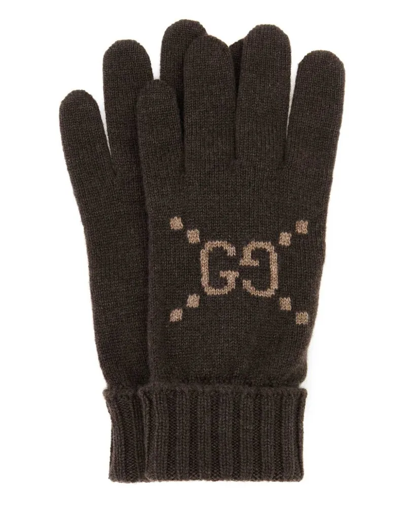 Gucci Handschuhe mit GG - Braun Braun