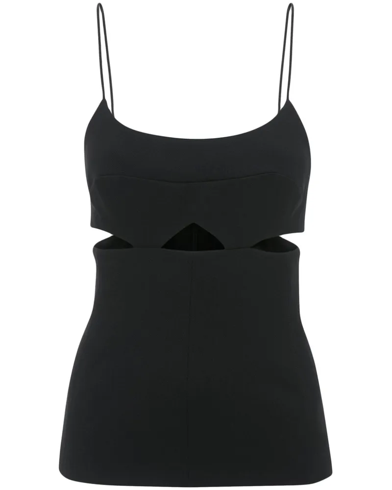 Victoria Beckham Tanktop mit Cut-Out - Schwarz Schwarz