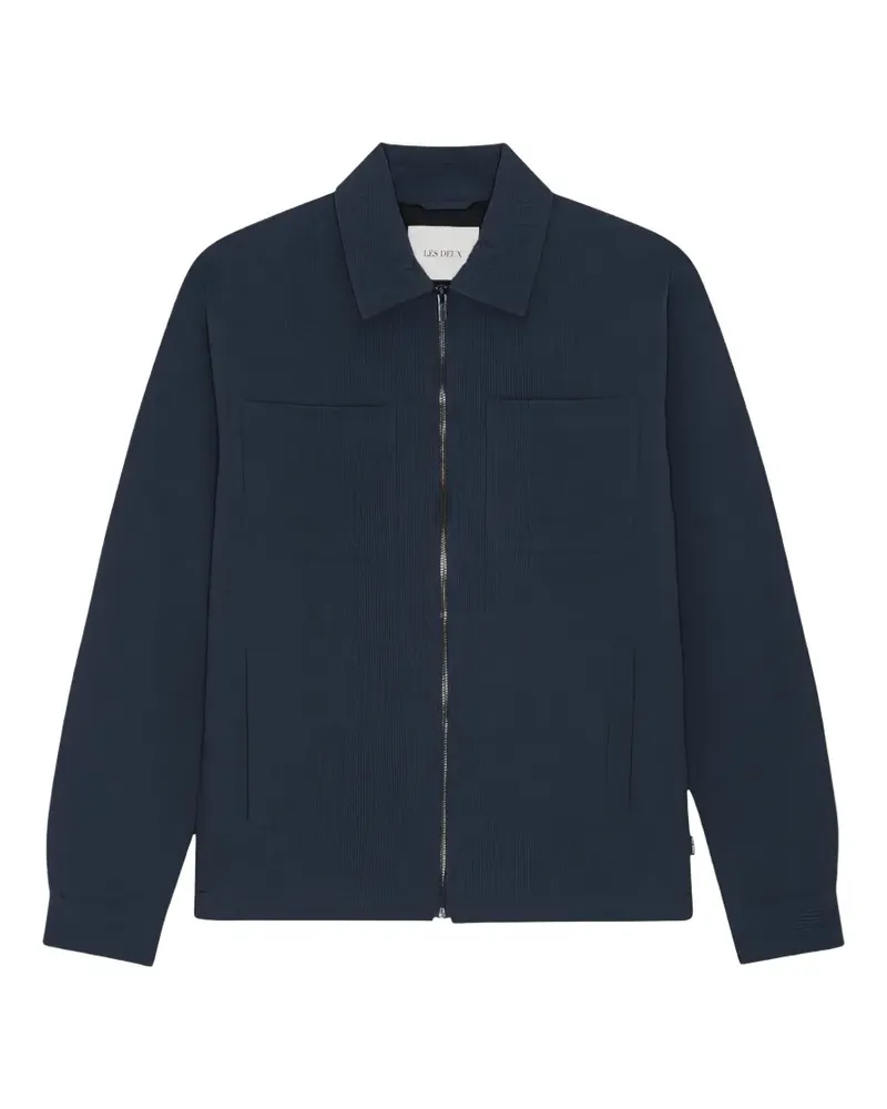 LES DEUX zip pocket jacket - Blau Blau