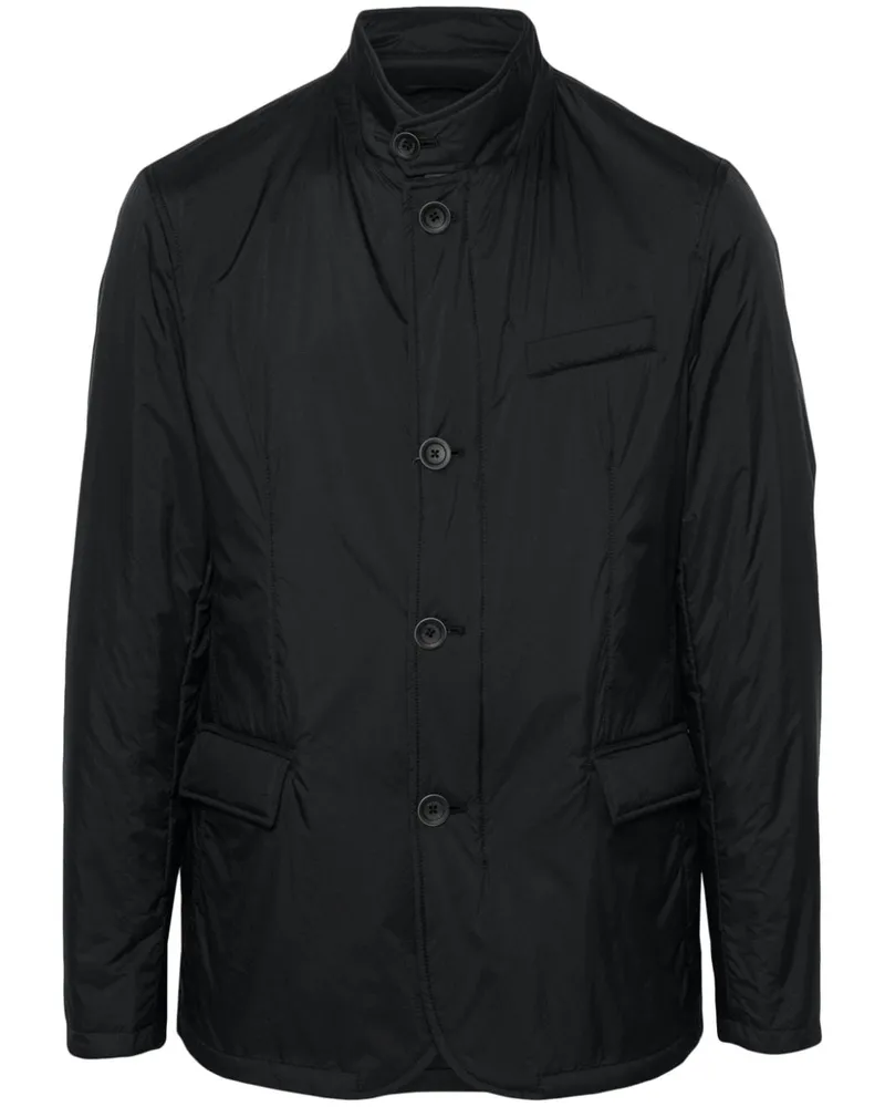 Herno Leichte Ecoage Jacke mit Futter - Schwarz Schwarz